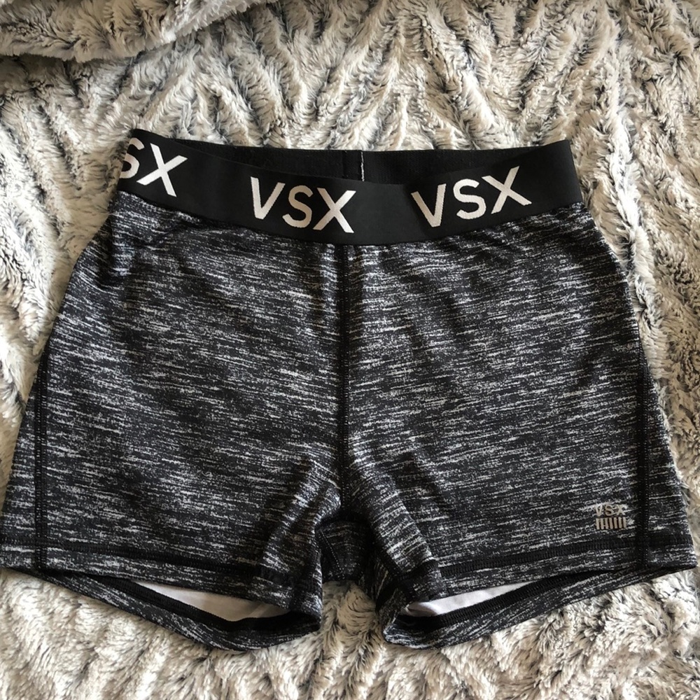 Sz S Victoria Secret VSX Workout Spandex Shorts